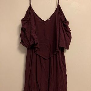 Express deep purple dress